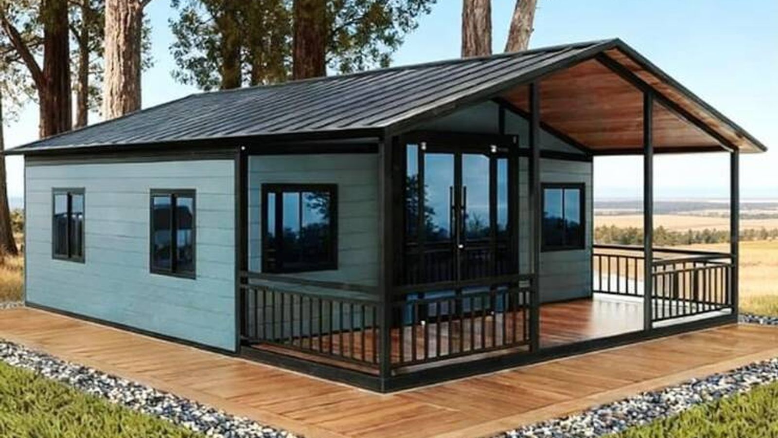La casa prefabricada con porche que está arrasando en Amazon: capacidad de hasta cuatro dormitorios y alimentada por energía solar por menos de 8.000 euros