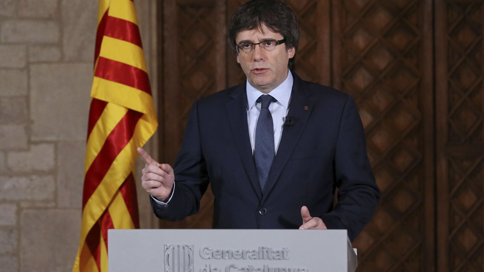 Foto: El presidente de la Generalitat de Cataluña, Carles Puigdemont (Efe).