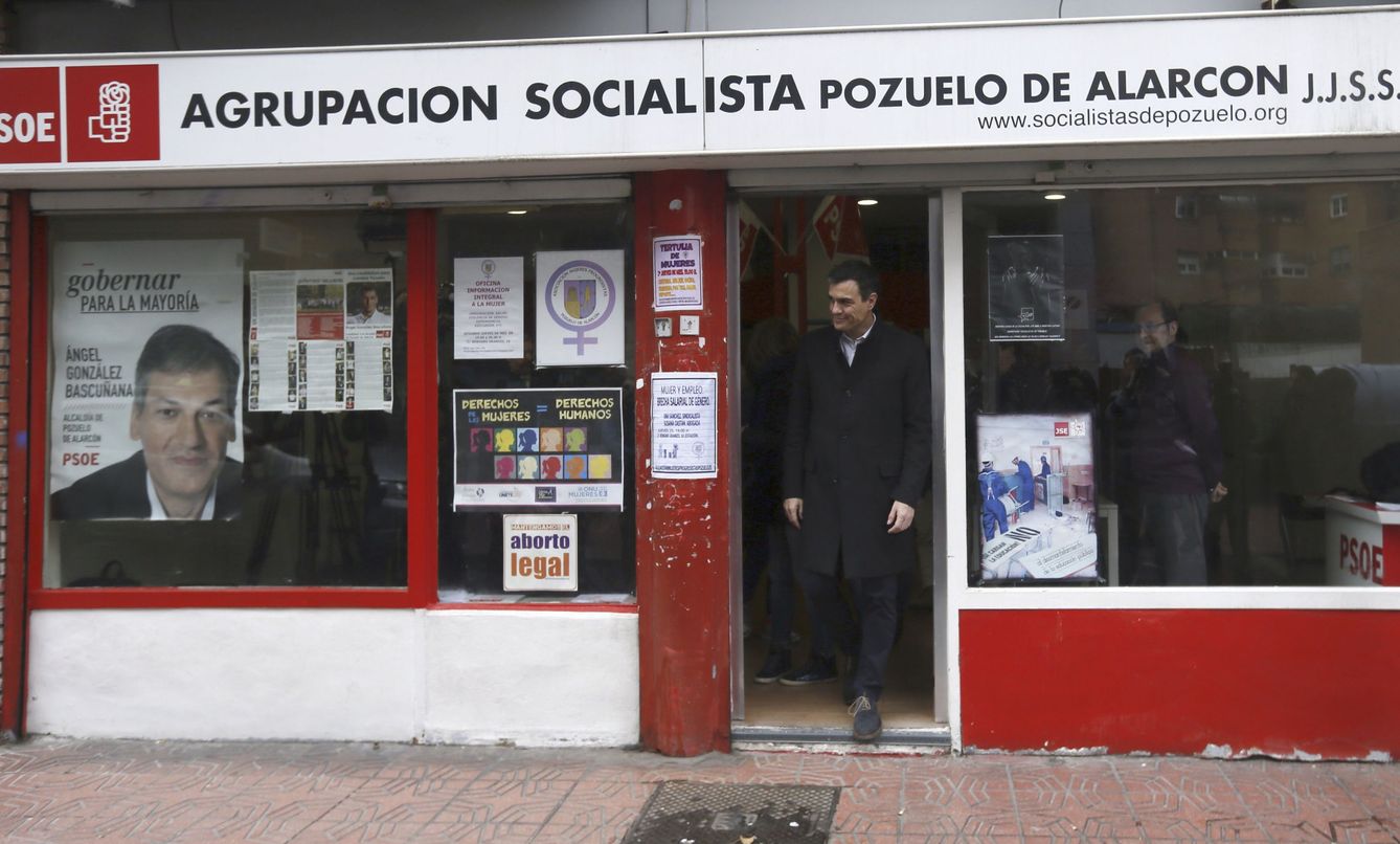 Pedro Sánchez, el sábado, tras votar en la consulta a los militantes. (EFE)