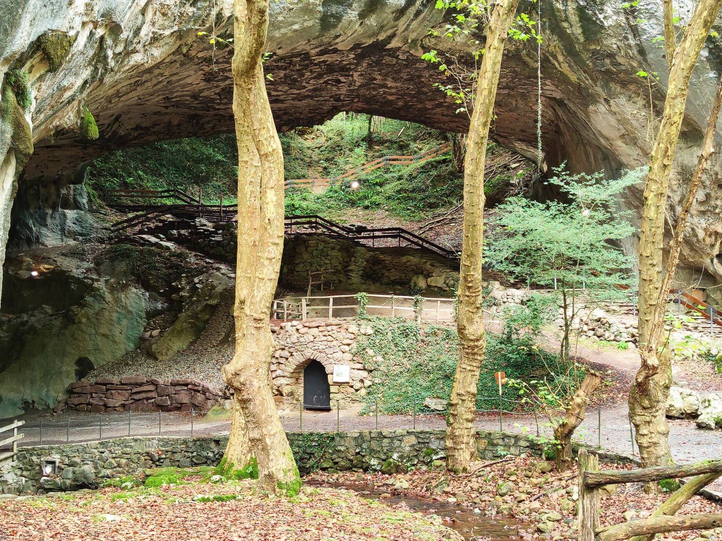 Una cueva en los bosques del pueblo navarro de Zugarramurdi (iStock)