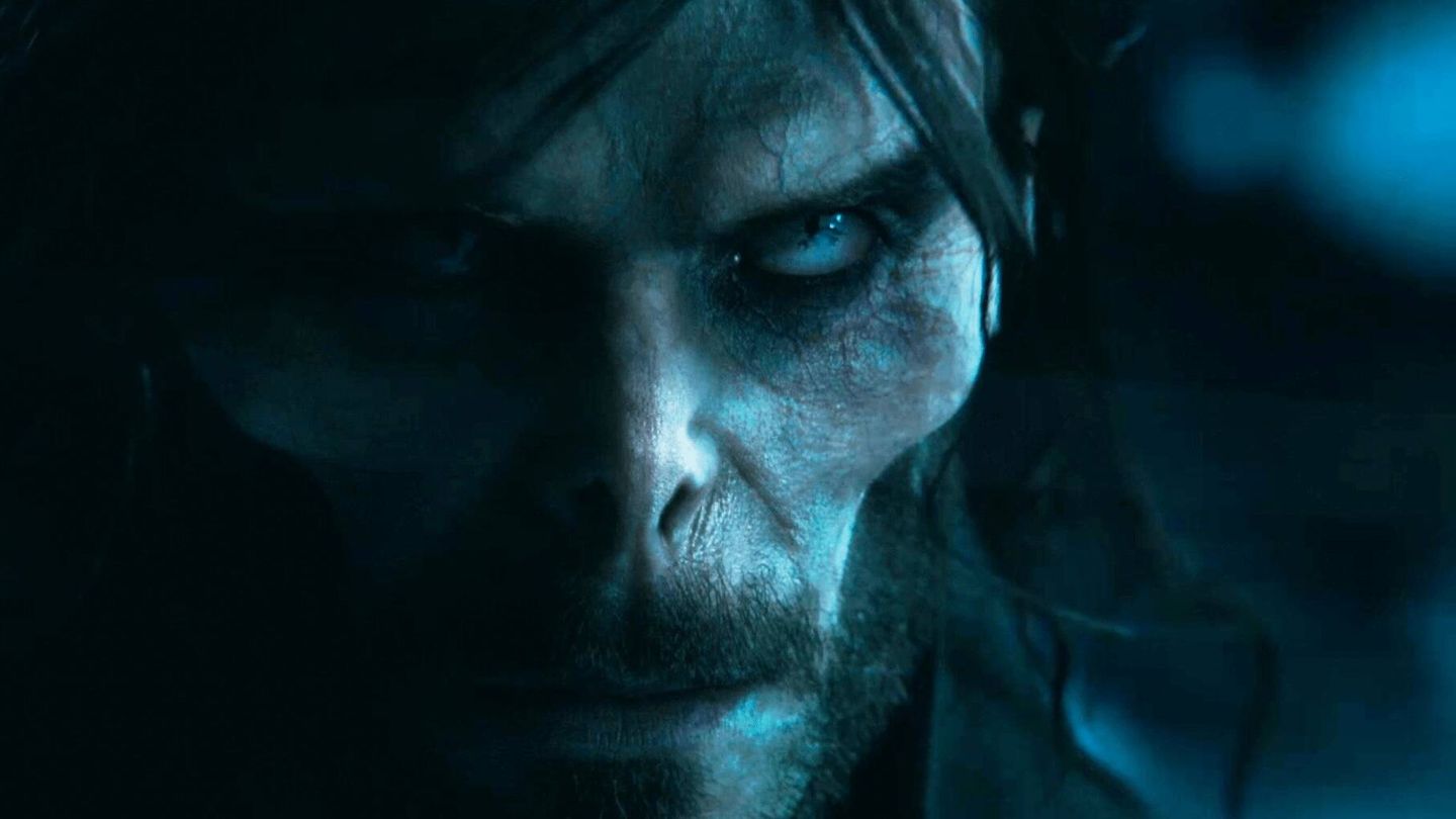 Jared Leto convertido en un vampiro en 'Morbius'. (Sony)