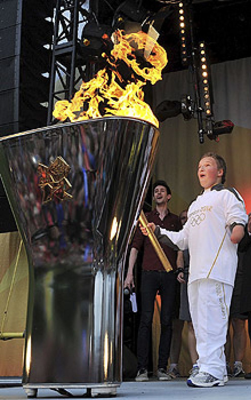 Foto: La antorcha olímpica se convierte en un escaparate de lujo para el Reino Unido
