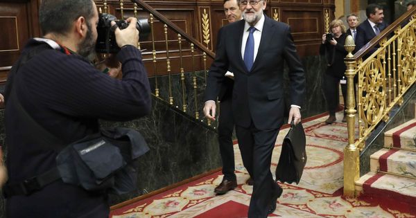 Foto: Mariano Rajoy, en un pleno del Congreso. EFE Chema Moya