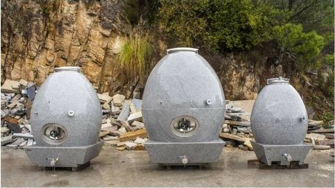 Huevos gigantes de granito y fondos marinos para conseguir vinos más singulares