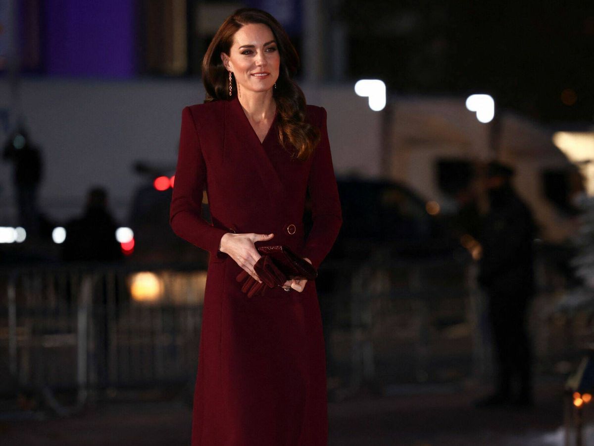 Foto: Kate Middleton llega a la abadía de Westminster. (Reuters)