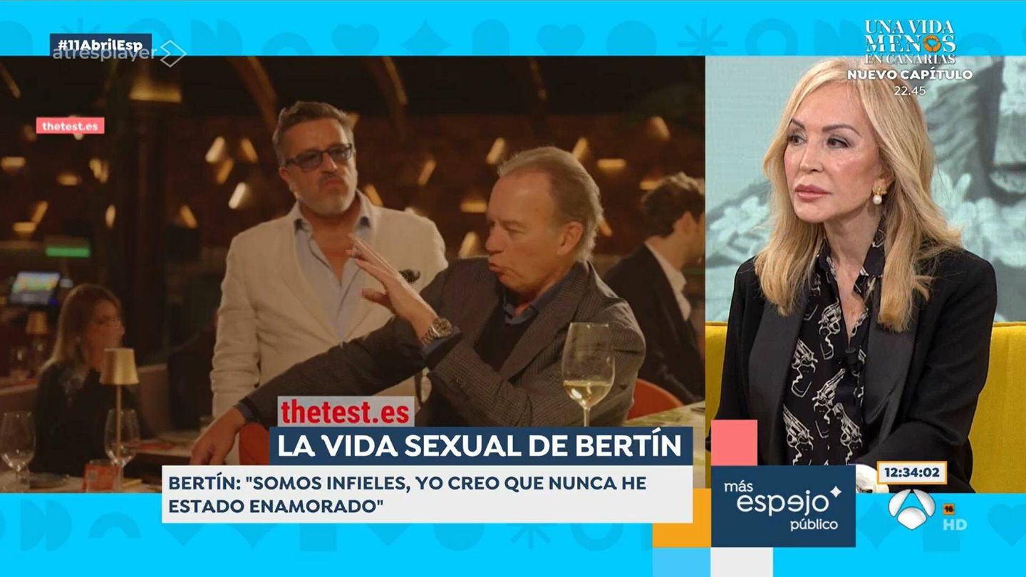 Carmen Lomana, en 'Espejo público'. (Antena 3)