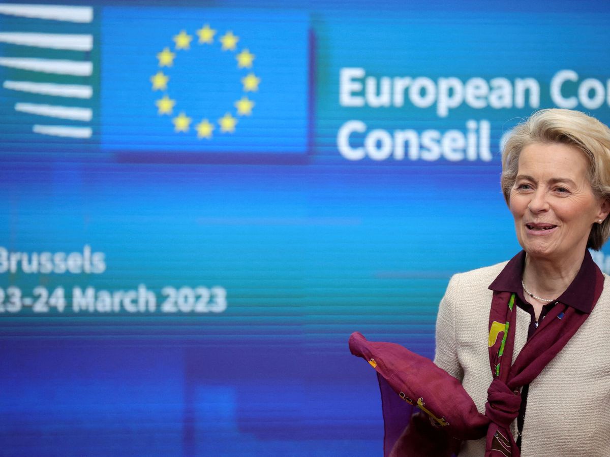 Foto: La presidenta de la CE, Ursula von der Leyen. (Reuters/Olivier Matthys)