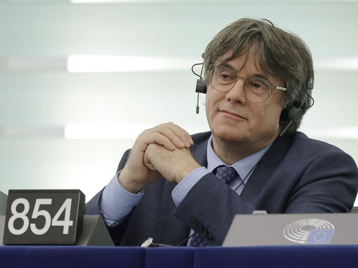 Foto: El expresidente catalán Carles Puigdemont durante un debate en el Parlamento Europeo el pasado diciembre. (EFE/Ronald Wittek)