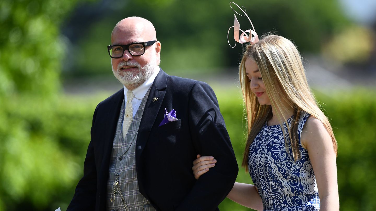 Gary Goldsmith asistiendo a la boda de Pippa Middleton en 2017. (Reuters/Justin Tallis)