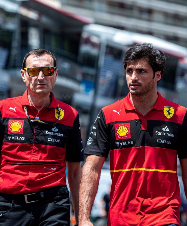 Foto: Carlos Sainz en Mónaco, antes de comenzar el Gran Premio (Ferrari)