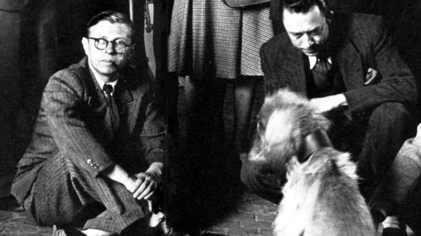 Sartre y Camus.