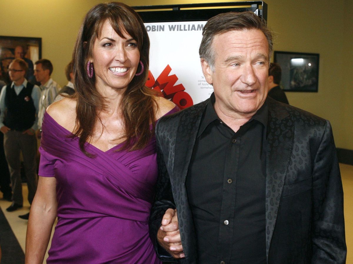 Foto: Robin Williams y su mujer Susan Schneider en una imagen de archivo. (Reuters)