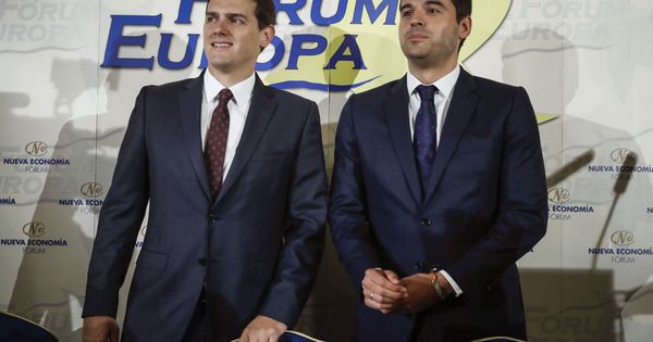 Foto: Albert Rivera e Ignacio Aguado, líder de Ciudadanos en Madrid. (EFE)