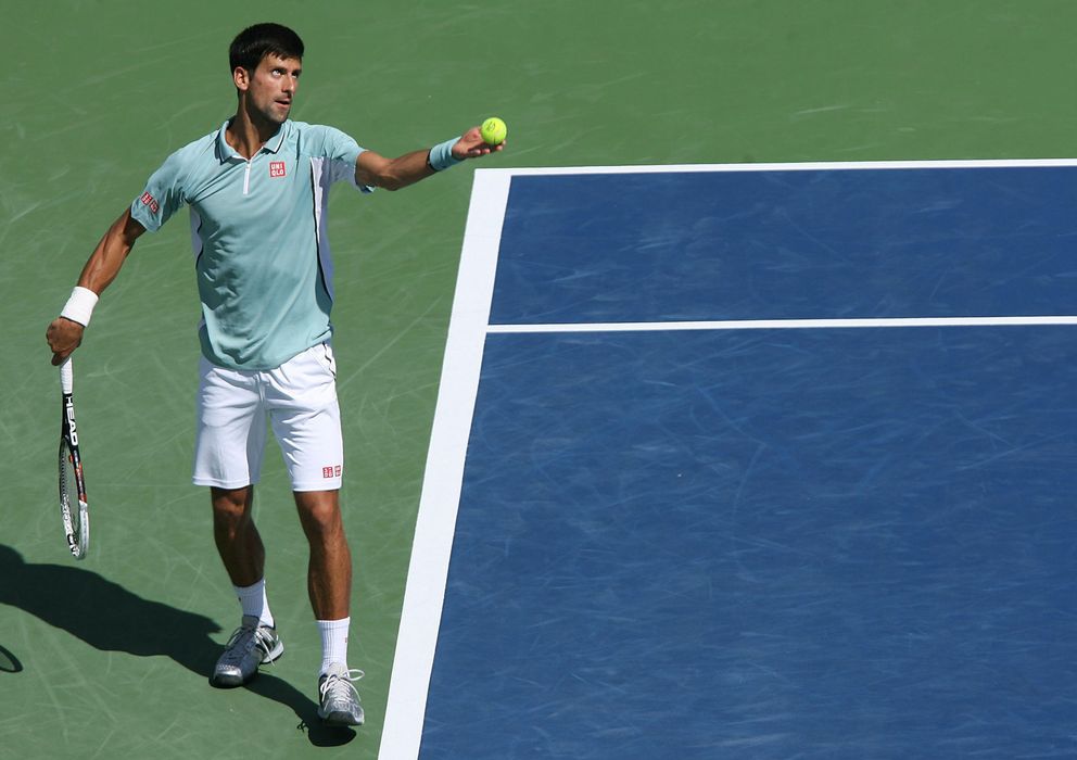 Foto: El serbio Novak Djokovic sigue sin encontrar su juego en el US Open.