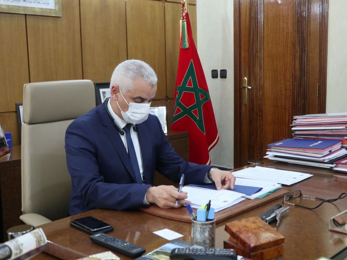 Foto: El ministro marroquí de Sanidad, Khalid ait Taleb. (EFE/Javier Otazu Elcano)