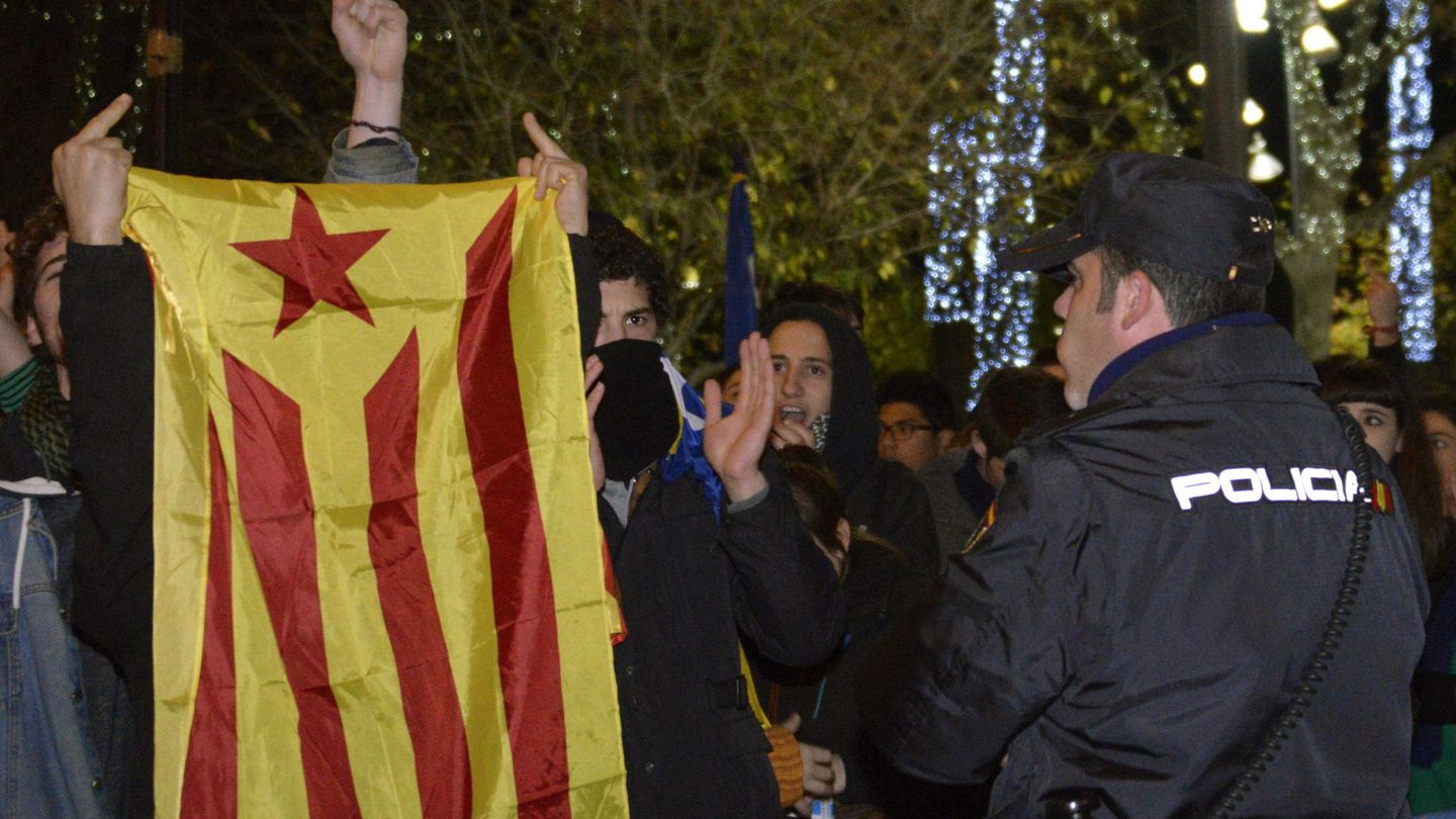 Manifestación en Mallorca por el derecho a decidir y los Països Catalans. (EFE)