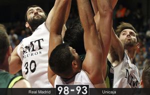 Mirotic llega a tiempo para salvar al Madrid con 7 puntos en la prórroga