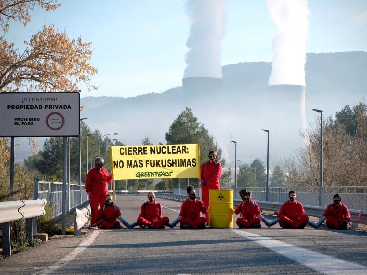Foto: La central nuclear de Cofrentes, en Valencia fue la que más incidencias notificó al Consejo de Seguridad Nuclear (CSN). (Greenpeace)
