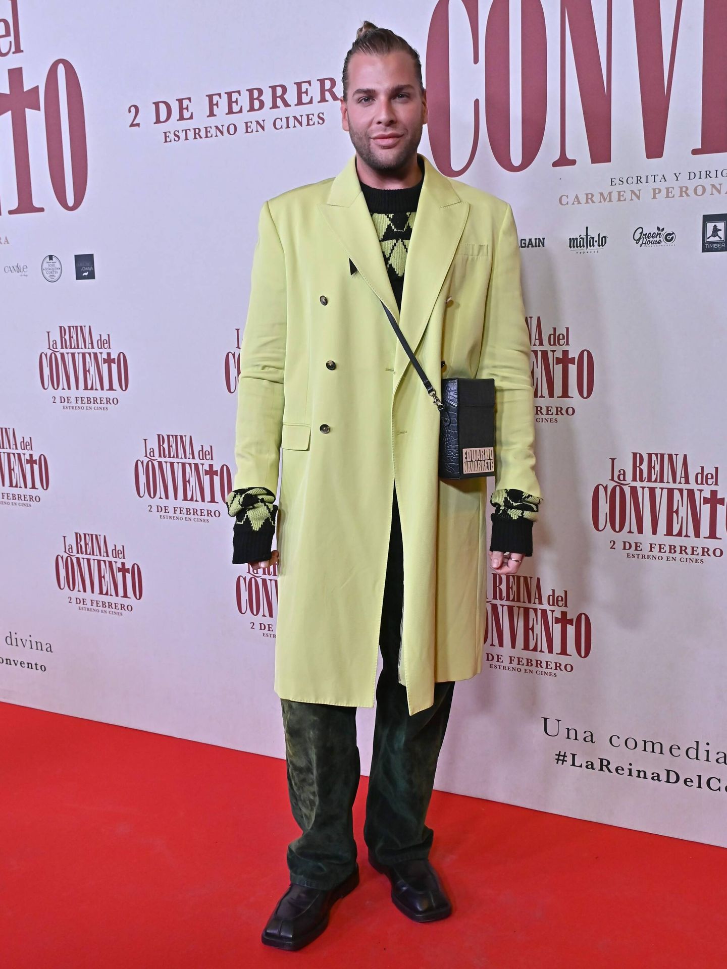 Eduardo Navarrete, en el estreno de 'La reina del convento'. (CP)
