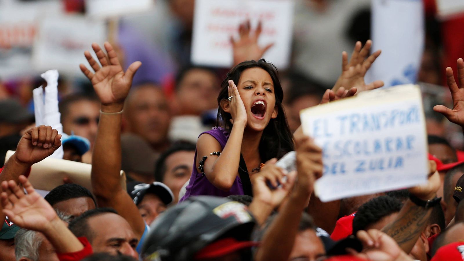 Foto: Simpatizantes del presidente Nicolás Maduro durante una marcha a favor del chavismo, en Caracas (Reuters).