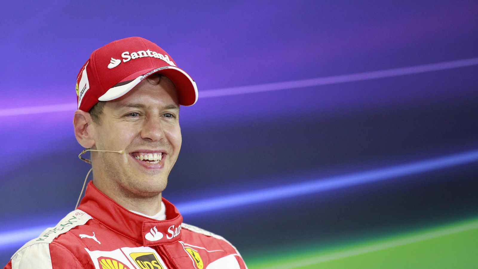 Foto: Vettel no acabó la carrera en México (Efe)