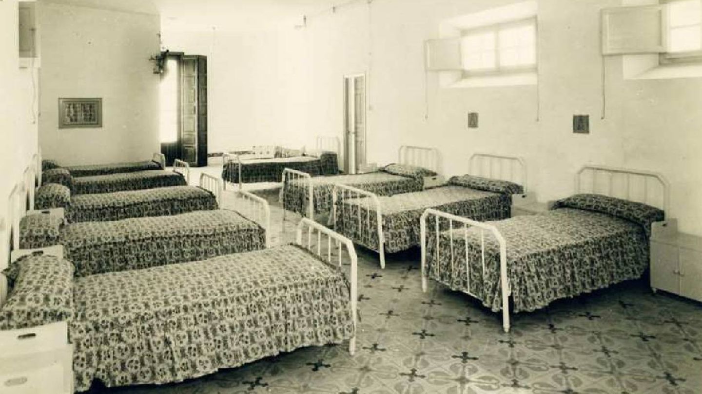 Las internas compartían habitación entre varias. (archivo de la Junta de Andalucía)