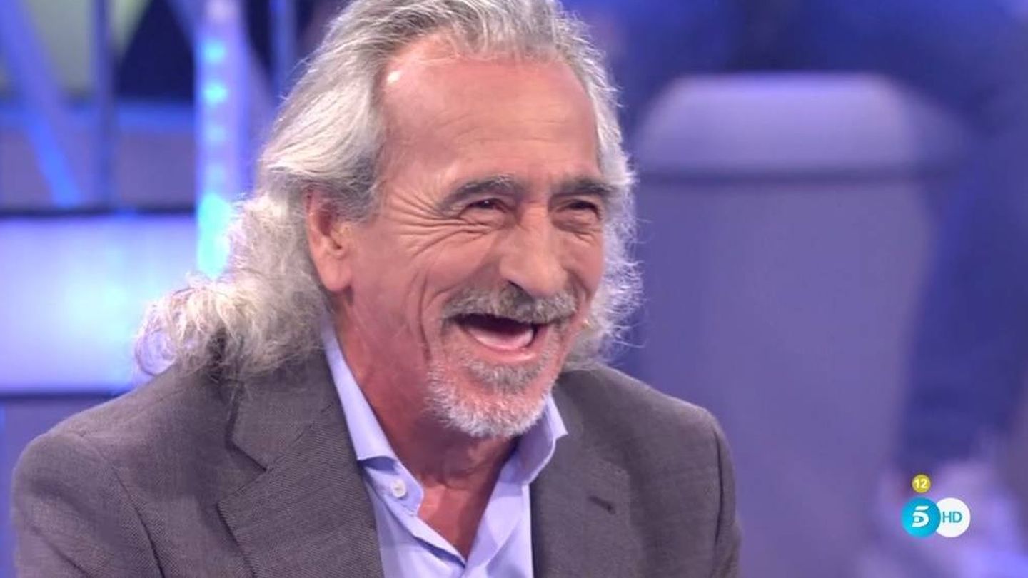 Miguel Flores, más conocido como 'El Capullo', en el plató de Telecinco.