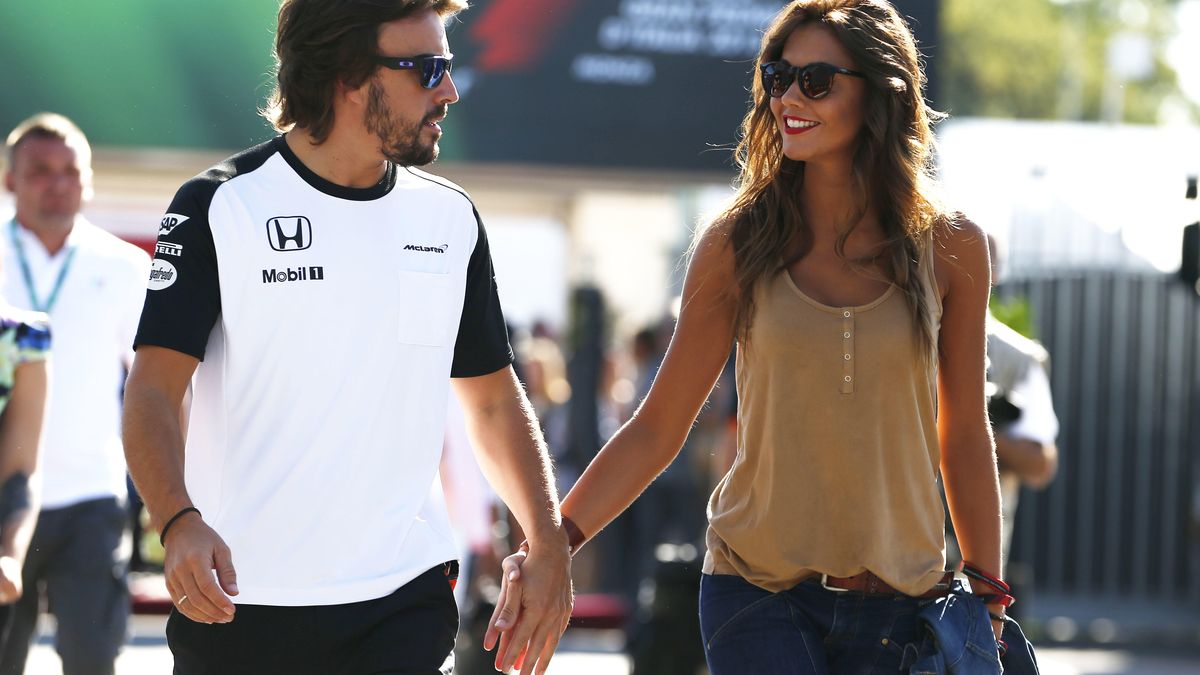 El viaje exprés de Lara Álvarez a Dubái para estar con Fernando Alonso