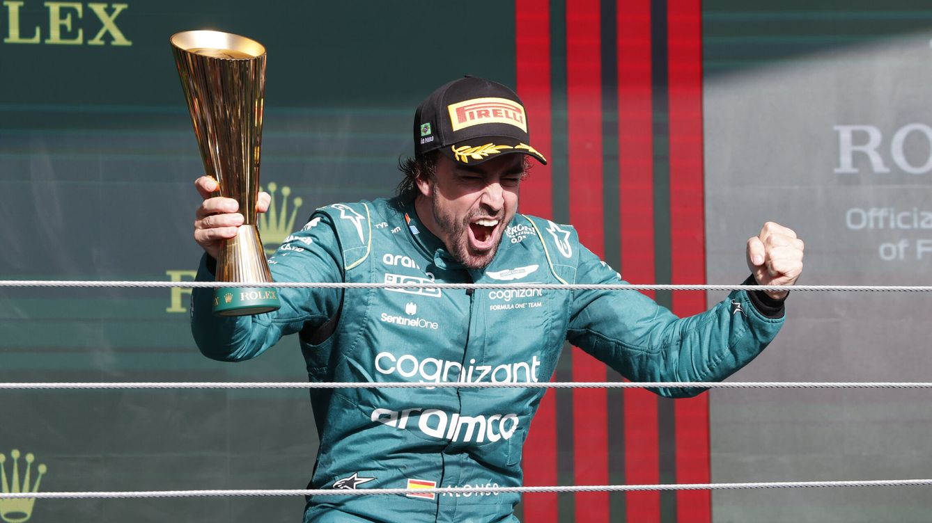 Foto: Alonso cuajó una de sus mejores carreras en la F1. (EFE/Sebastiao Moreira)