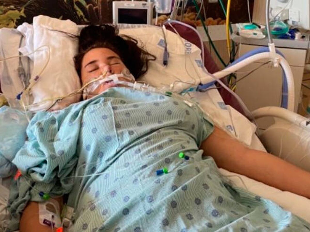 Foto: Paulina Velasquez ha pasado casi un mes en coma en el hospital (GoFundMe)