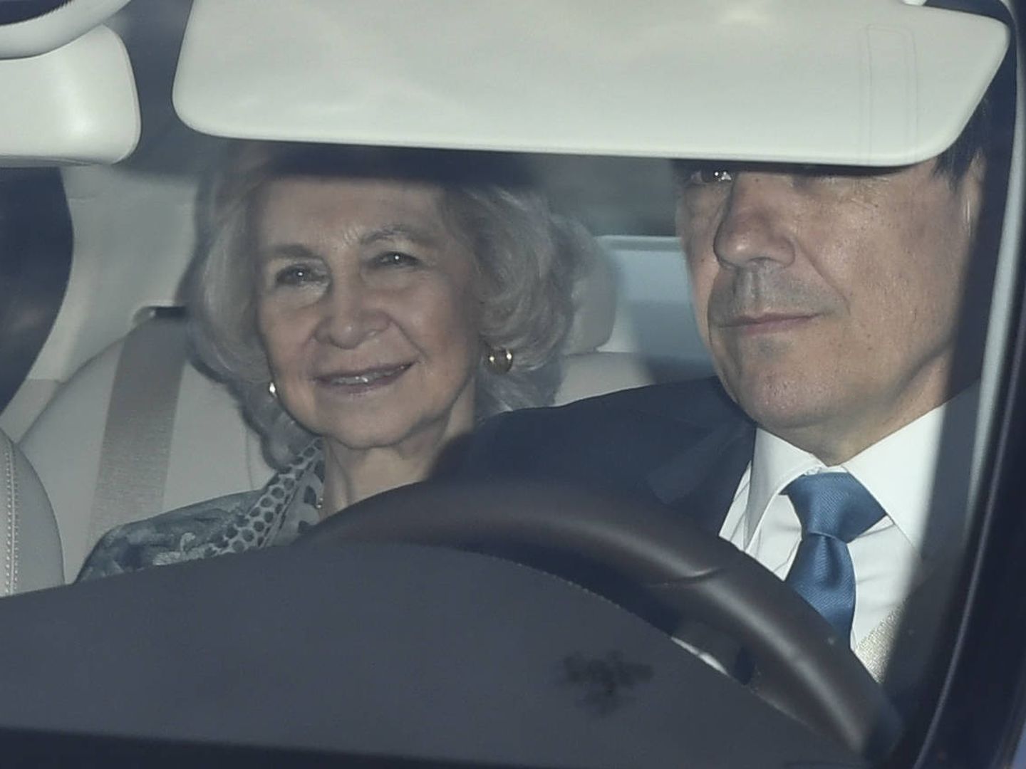 La reina Sofía, llegando a la fiesta. (Limited Pictures)