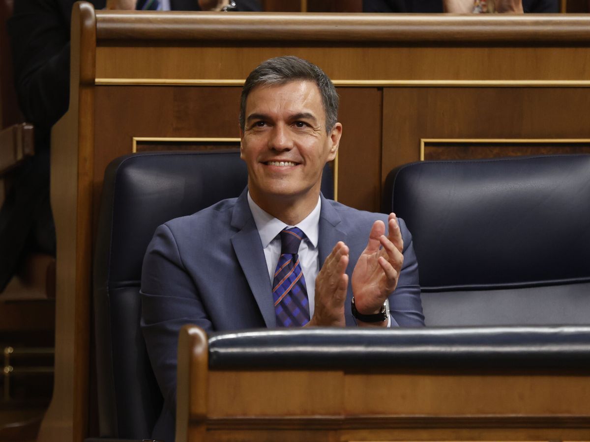 Foto: Pedro Sánchez en el Congreso de los Diputados. (EFE/Juan Carlos Hidalgo)