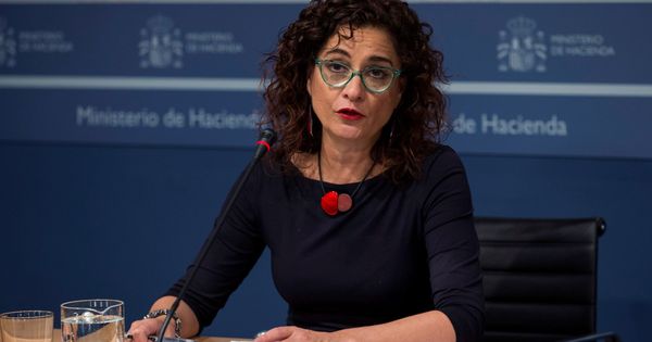 Foto: María Jesús Montero en rueda de prensa. EFE