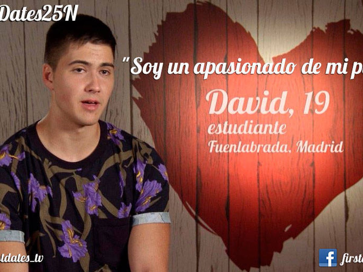 Foto: David, en 'First dates'. (Cuatro)