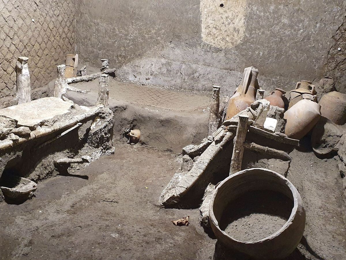 Foto: Pompeya descubre la habitación de una familia de esclavos bien conservada (EFE/Parque Arqueológico de Pompeya)