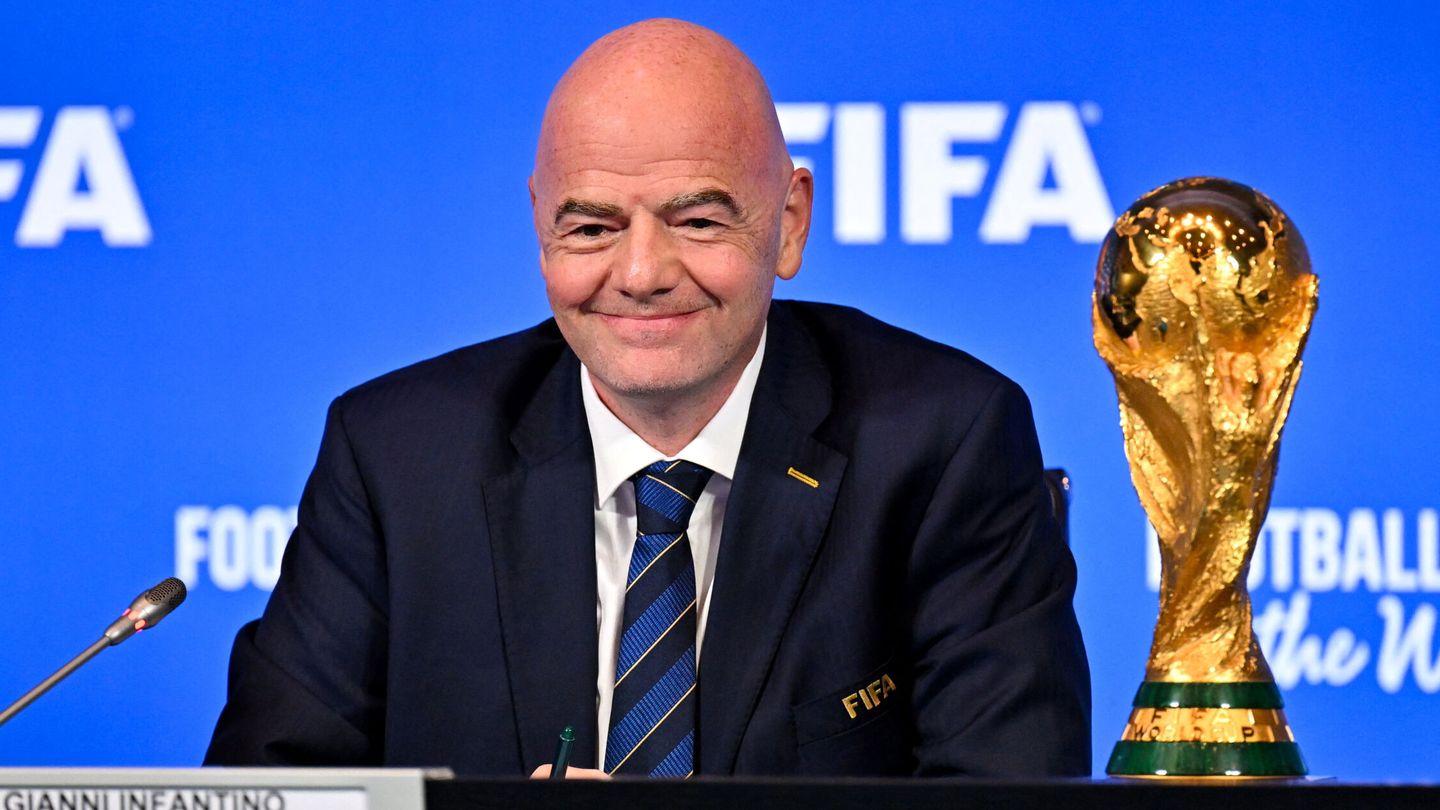 Gianni Infantino en un acto oficial de la FIFA. (Reuters/Alex Meyer)