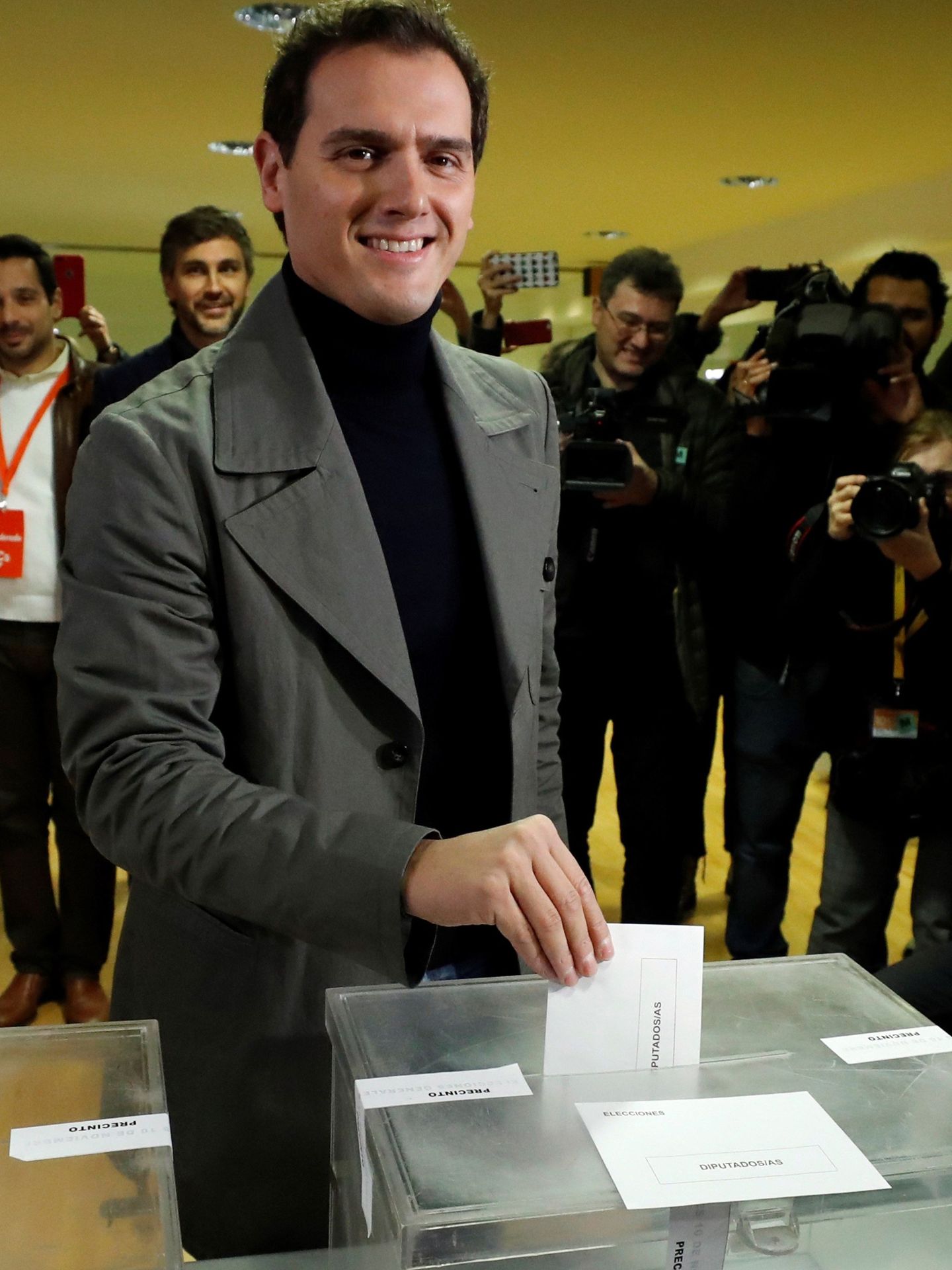Albert Rivera, votando. (EFE)