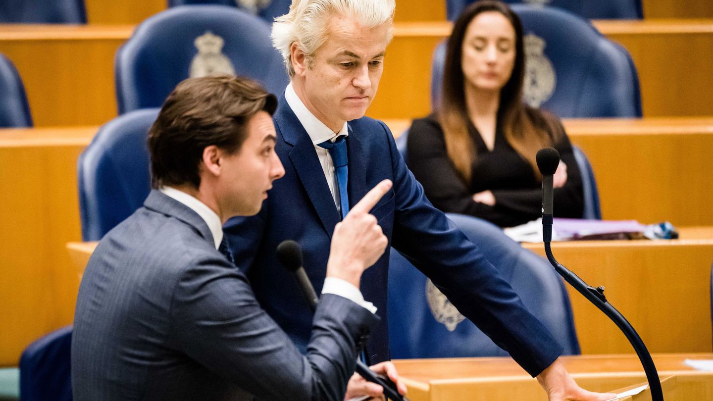 Thierry Baudet y Geert Wilders. (EFE)