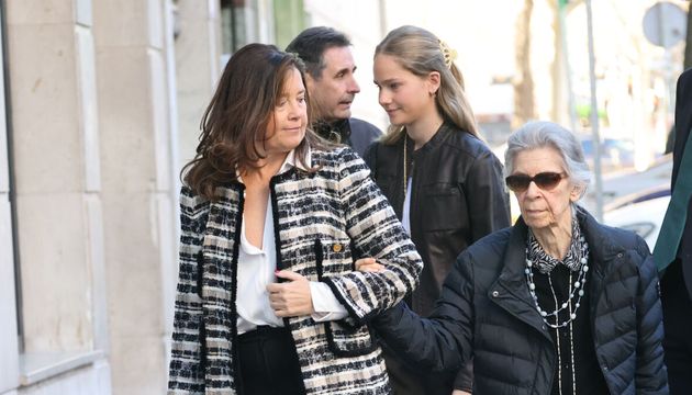 Alexia de Grecia, Irene de Grecia e Irene Urdangarin llegan a la fiesta. (Europa Press/José Ruiz)