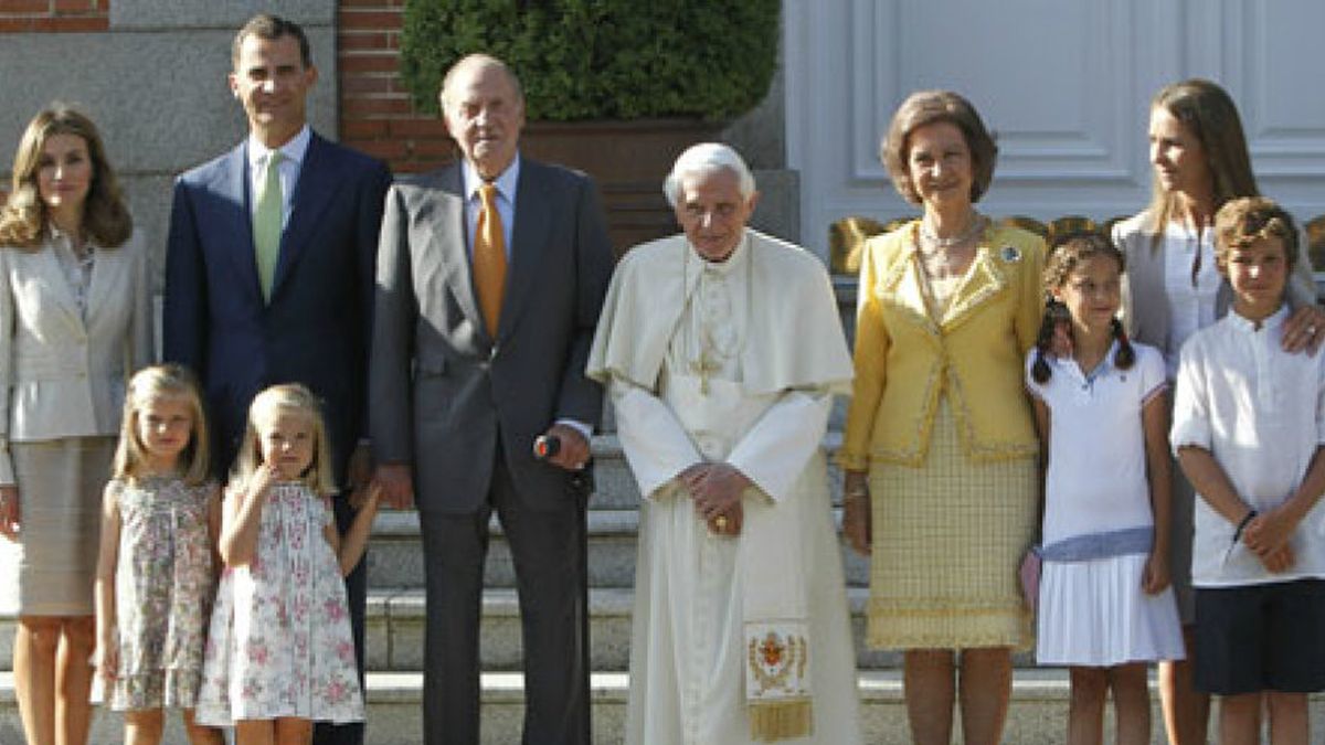 Benedicto XVI y el Rey, preocupados ante los problemas de la juventud
