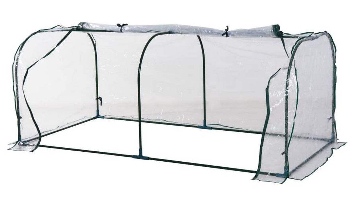 Invernadero tipo caseta ideal para proteger cultivos y plantas del frío Outsunny
