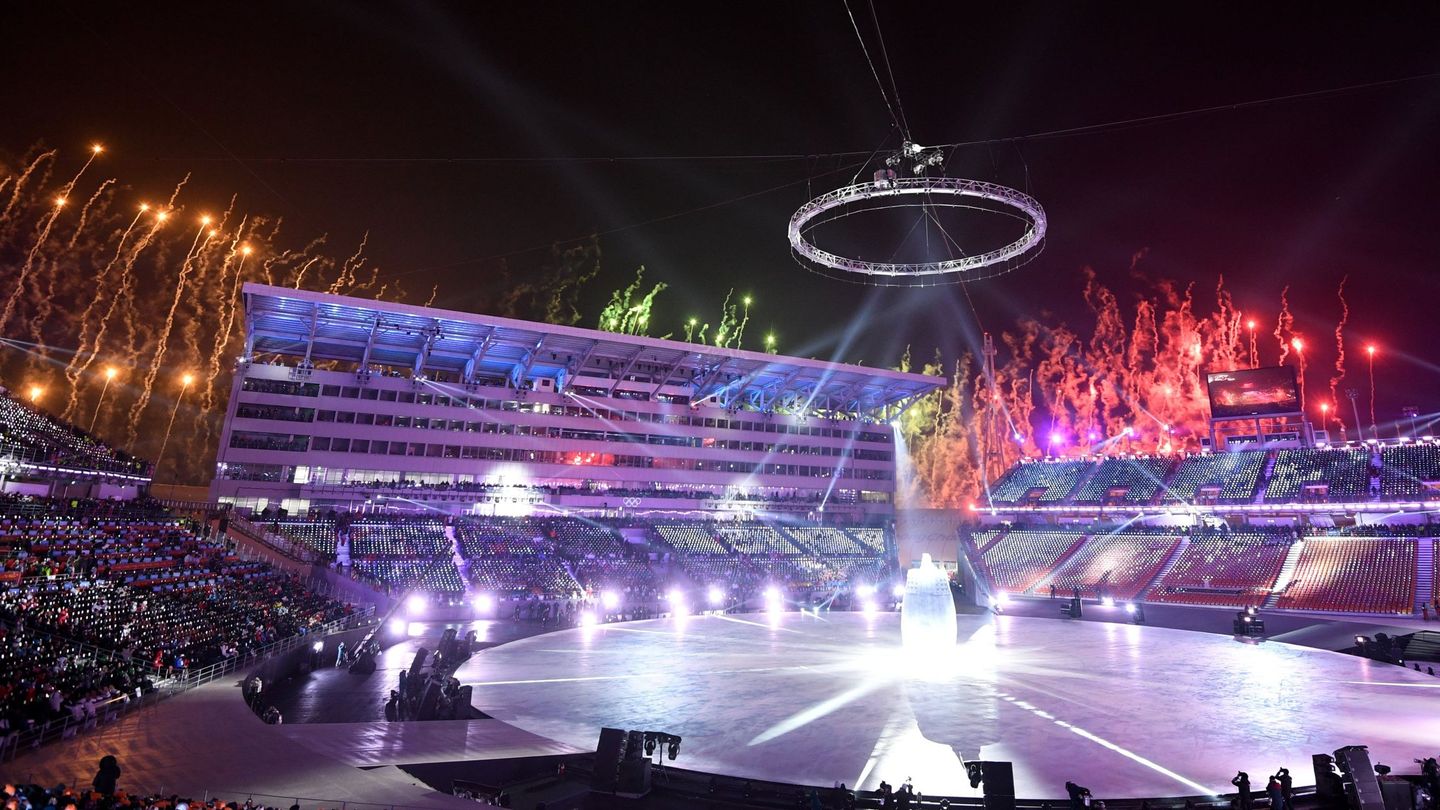 Imagen de uno de los momentos de la cermonia de inauguración de los Juegos. (Reuters)
