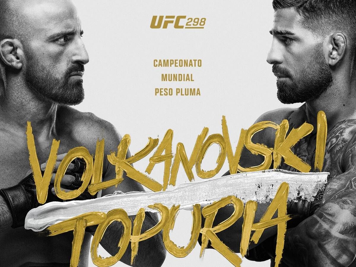 Foto: Cartel del Volkanovski vs Topuria (UFC).