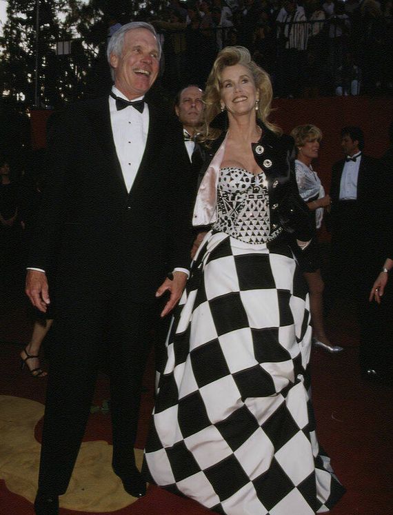 Ted Turner y Jane Fonda. (Corbis via Getty/Frank Trapper)