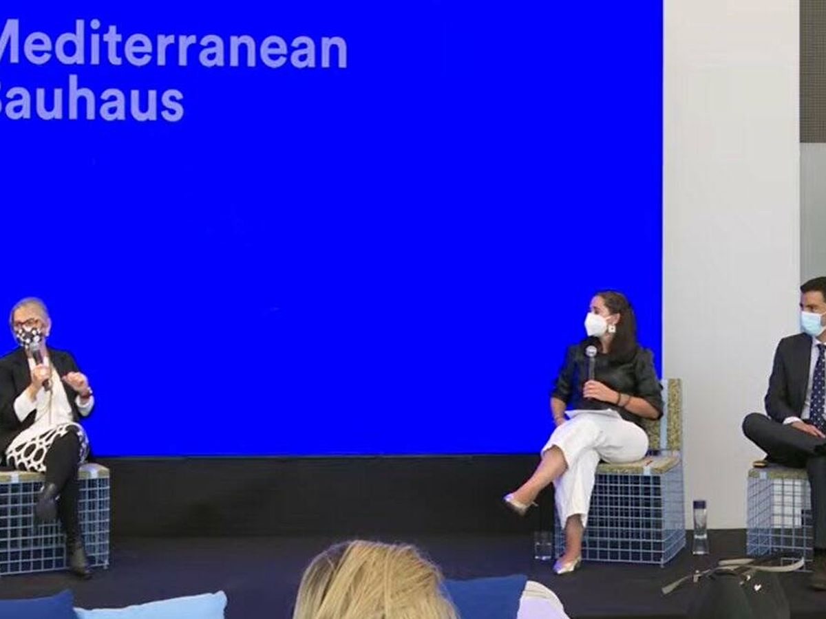 Foto: La presentación del proyecto Mediterranean Bauhaus. 