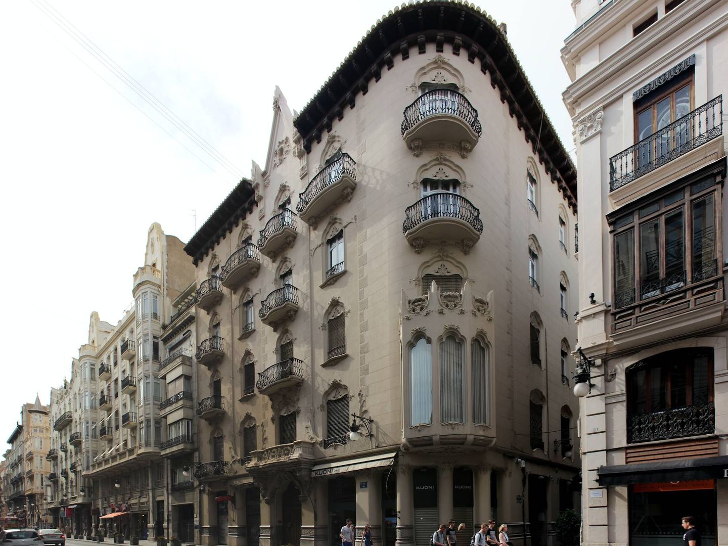 La Casa Sagnier, en Valencia, donde tiene su sede el 'holding' de los Gómez-Trénor. 