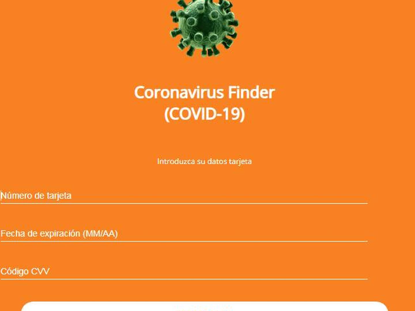 Coronavirus Finder. 