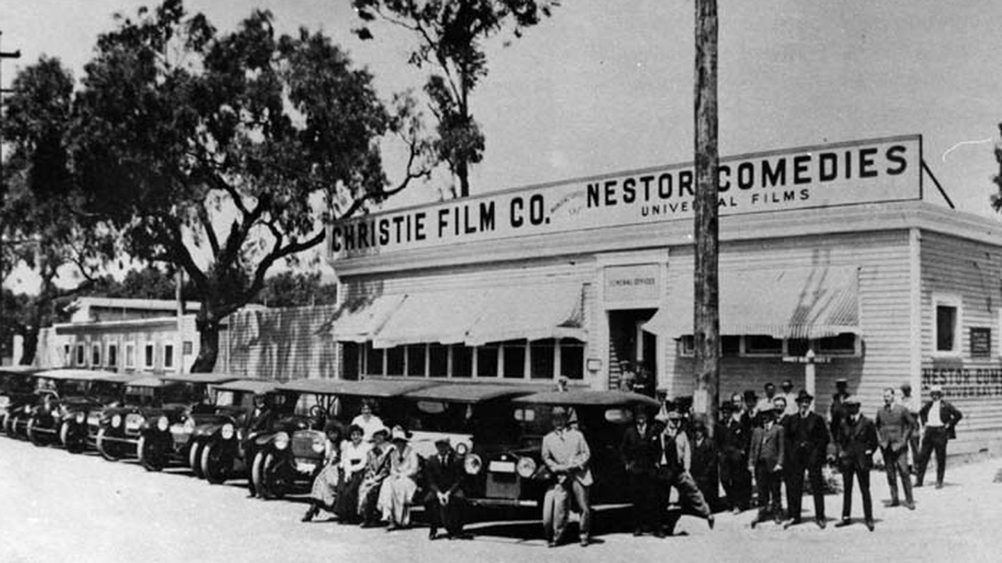 Nestor Studios, primer gran estudio de Hollywood, en 1913