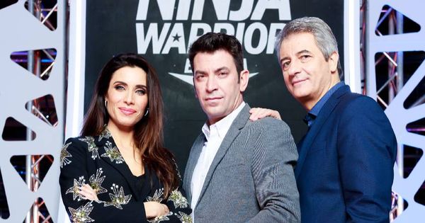 Foto: Los tres presentadores de la versión española de 'Ninja Warrior'.