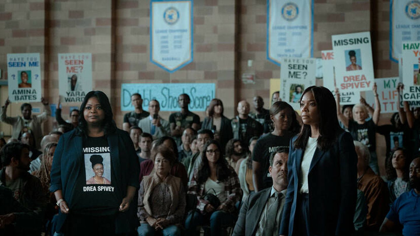 Octavia Spencer y Gabrielle Union en 'Truth Be Told'. (Imagen cedida por Apple TV)
